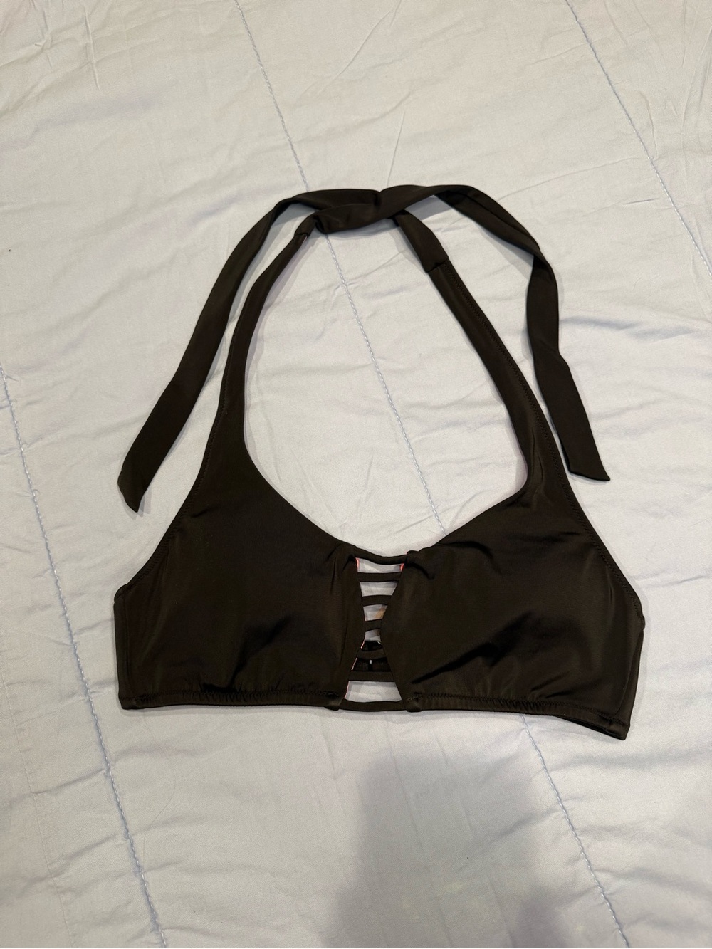 PINK Victoria's Secret Black Bikini Top